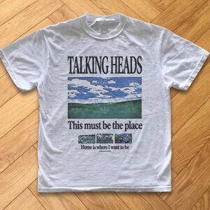 White - Talking Heads Inspired Graphic T-Shirt This Must Be The Place